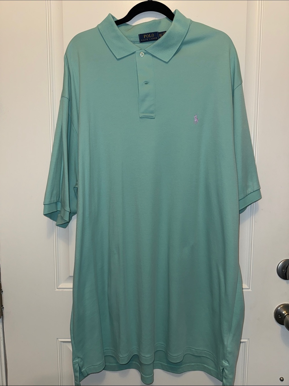 Polo by Ralph Lauren Men’s Seafoam Mint Green Polo Shirt 2XLT